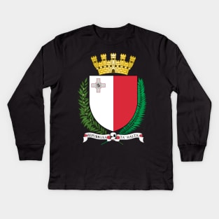 Coat of arms of Malta Kids Long Sleeve T-Shirt